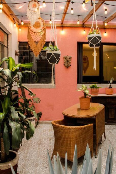 New Mex Inspired Bo-Ho Chic Apartment With Private Patio And Roof Terrace Mexico City Ngoại thất bức ảnh